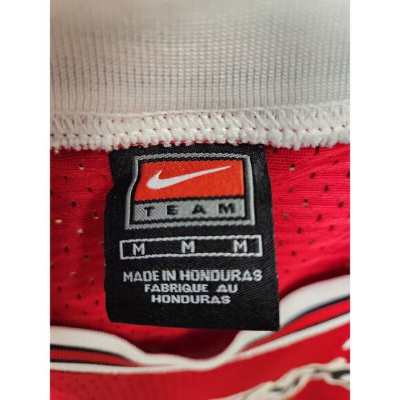 90's Vintage Nike Team NBA Chicago Bulls Jordan 23 Basketball Jersey Medium Red - Picture 9 of 12